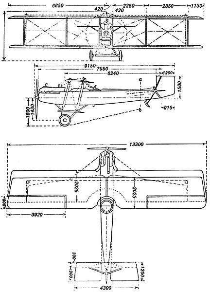 Fiche-tech-avion-AR1-Dorand